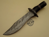 Custom Handmade Damascus Hunting Daggar Knife